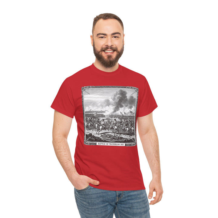 Battle of Waterloo Graphic Tee — Vintage Historical Print T-Shirt