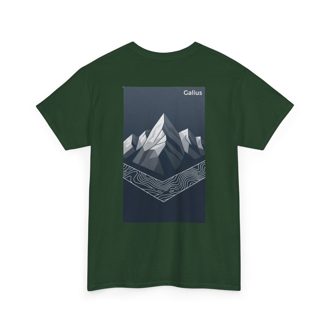 Mountain Graphic Tee — Gallus Logo Adventure T‑Shirt