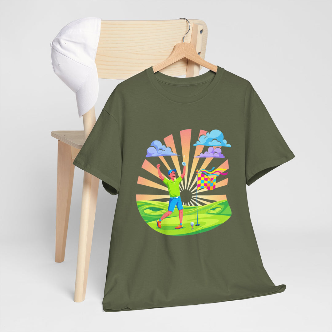 Golf Swing Silhouette Graphic Tee