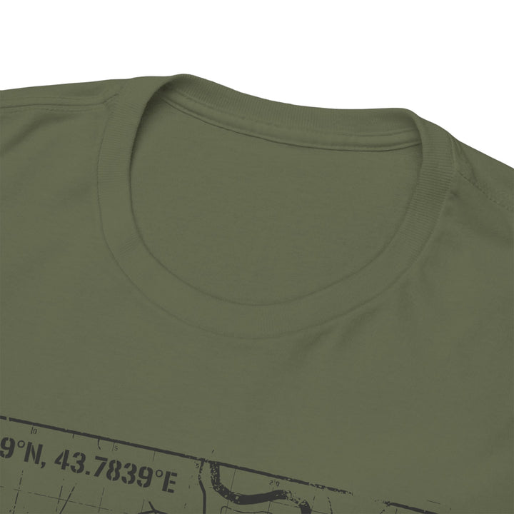 Fallujah 2004 Map Tee — Military Deployment Memorial T-Shirt
