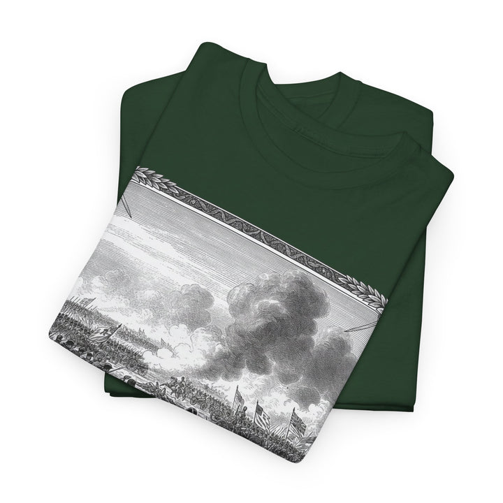 Battle of Waterloo Graphic Tee — Vintage Historical Print T-Shirt