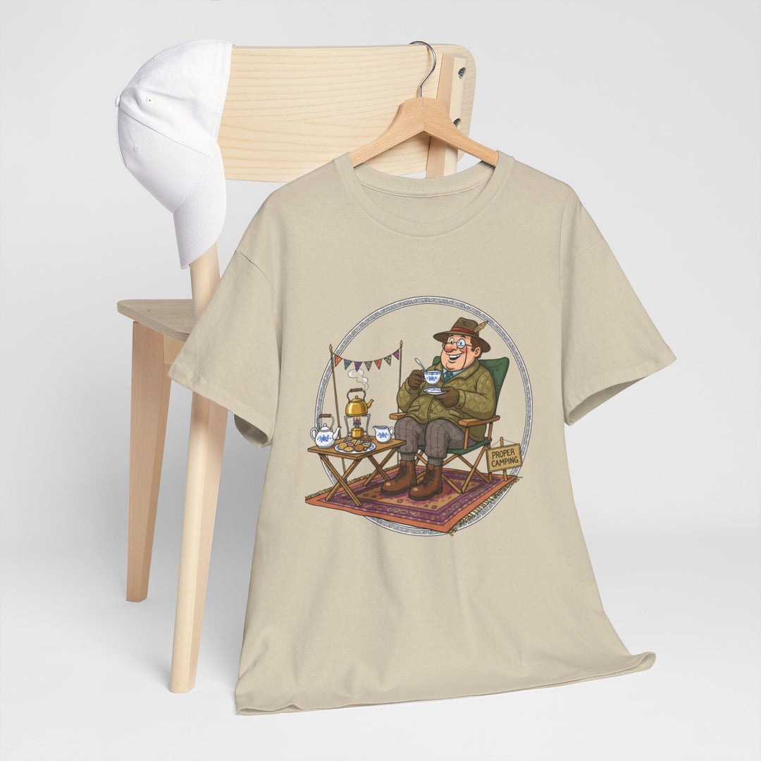 Retro Camping Grandpa Gift T-Shirt — Vintage Mountain Adventure Tee
