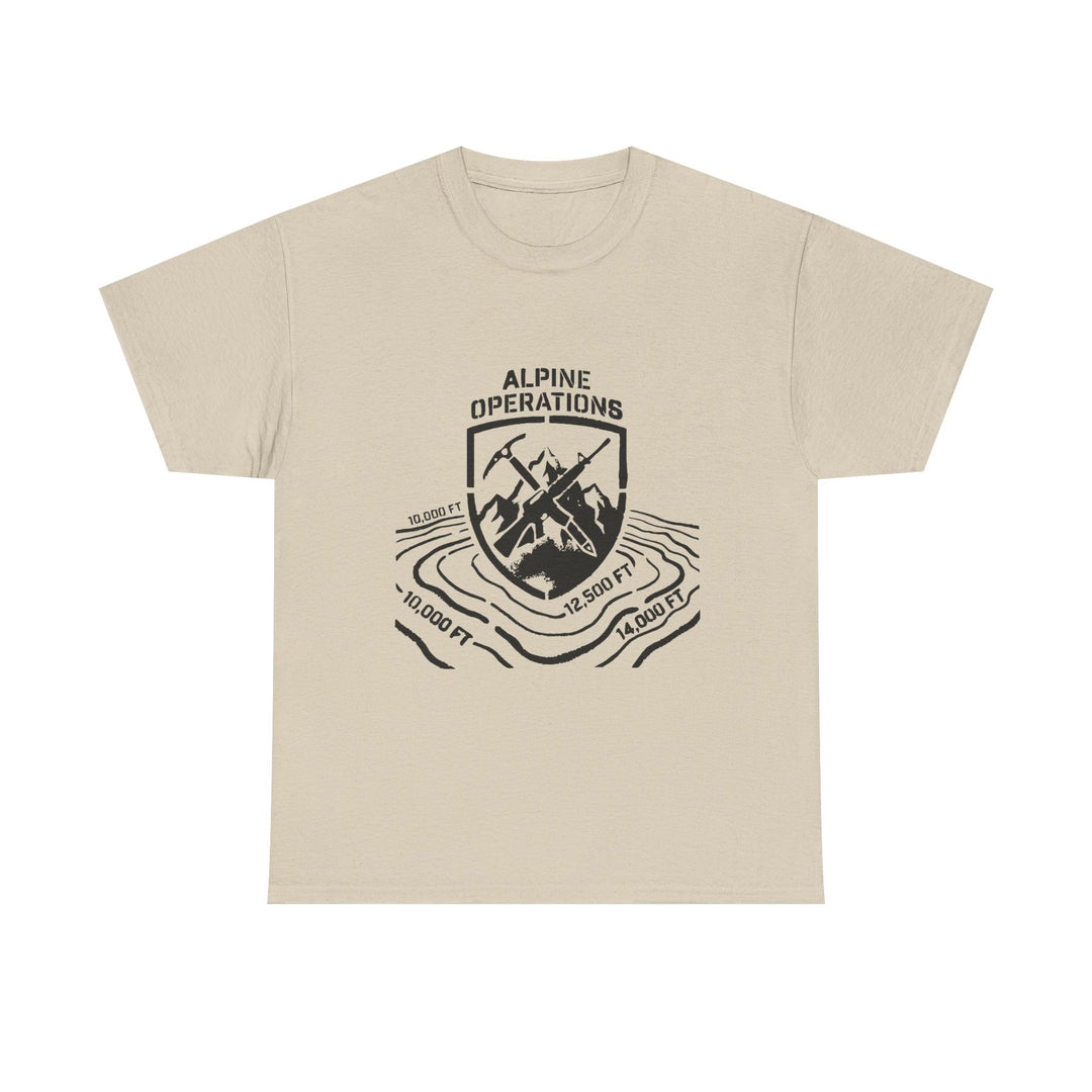 Alpine Operations Cotton Hiking Tee - Mountain Badge Edition