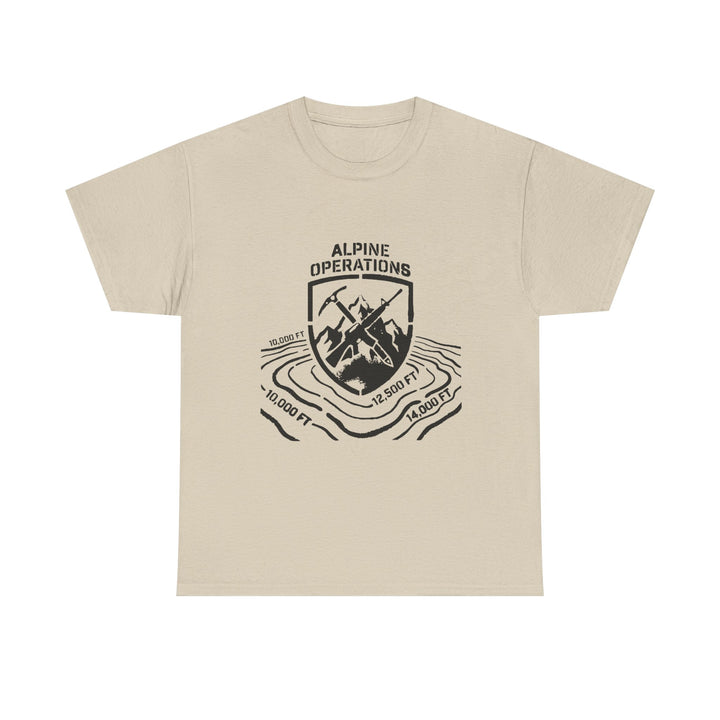 Alpine Operations Cotton Hiking Tee - Mountain Badge Edition