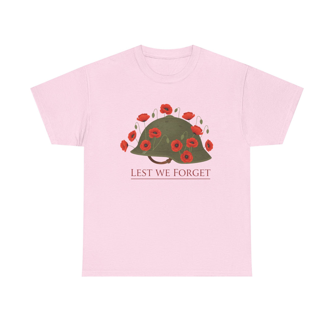British Army Remembrance Shirt | Lest We Forget Poppy Helmet