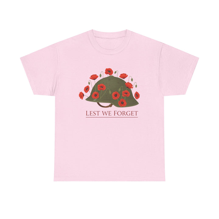 British Army Remembrance Shirt | Lest We Forget Poppy Helmet
