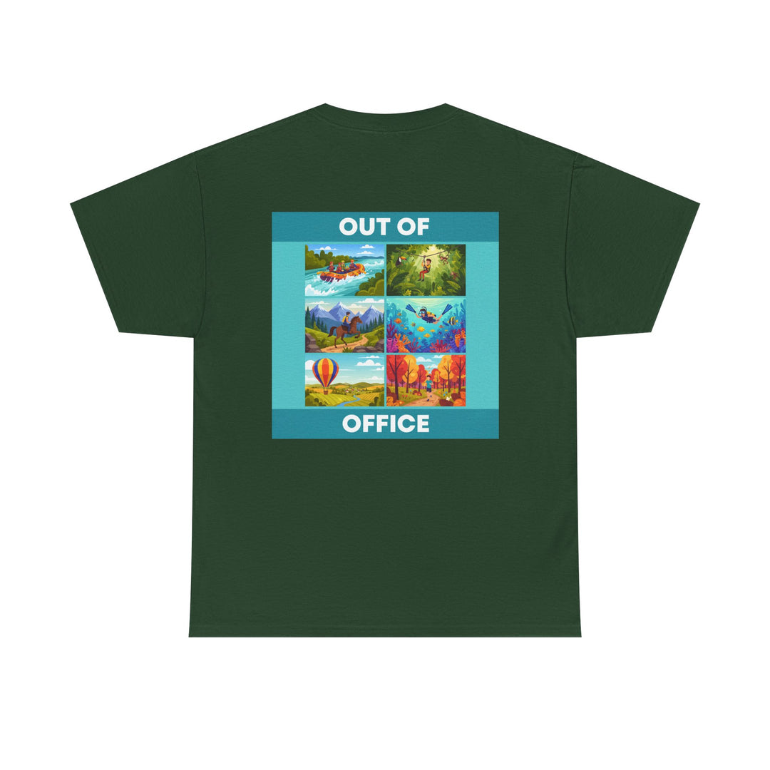 Out of Office Tee — Travel Scenes Graphic T-Shirt