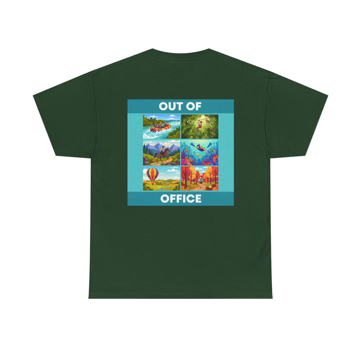Out of Office Tee — Travel Scenes Graphic T-Shirt