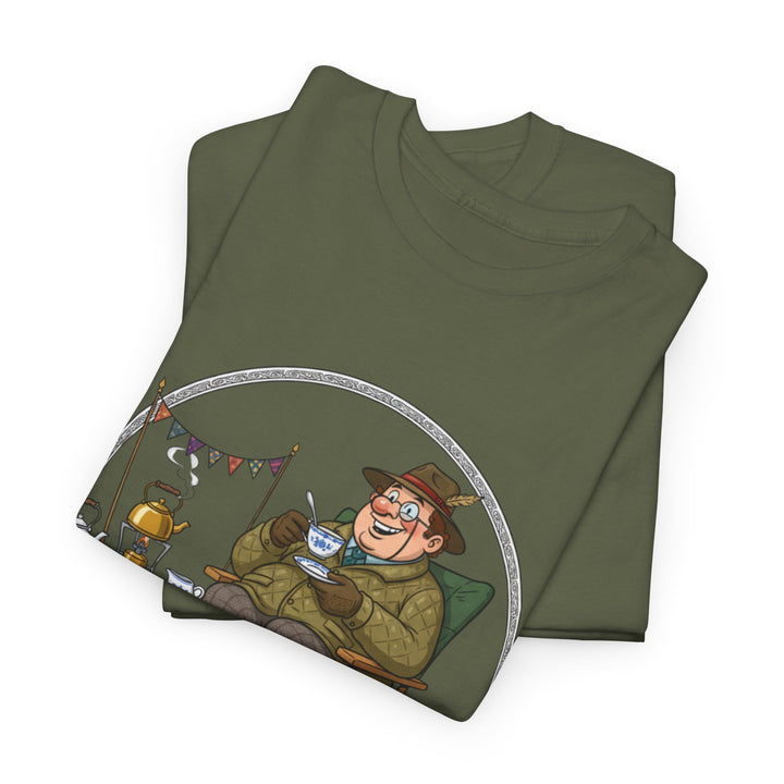Retro Camping Grandpa Gift T-Shirt — Vintage Mountain Adventure Tee