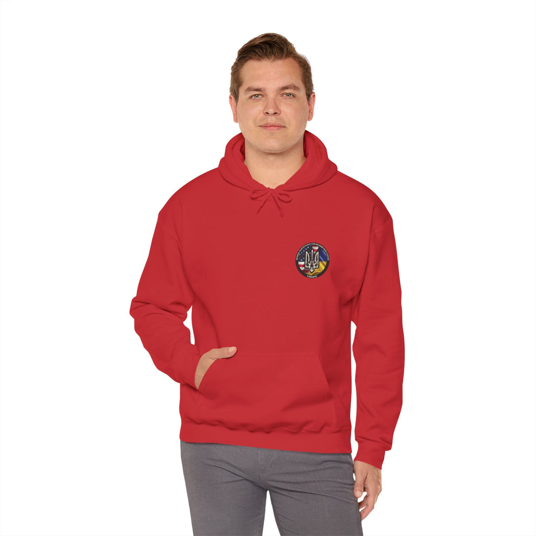 Ukraine Support Hoodie — RDCU US/UKRAINE Design