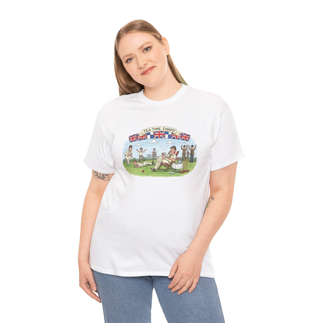 Cricket Tea Time Graphic T-Shirt for Fans