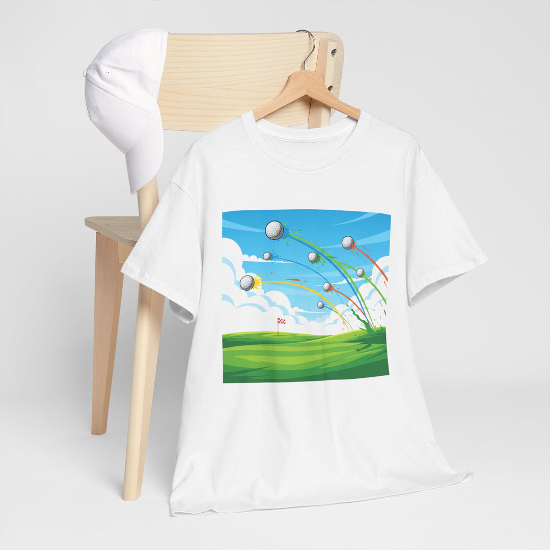 Golf Ball Flight T-Shirt | Golf Graphic Tee