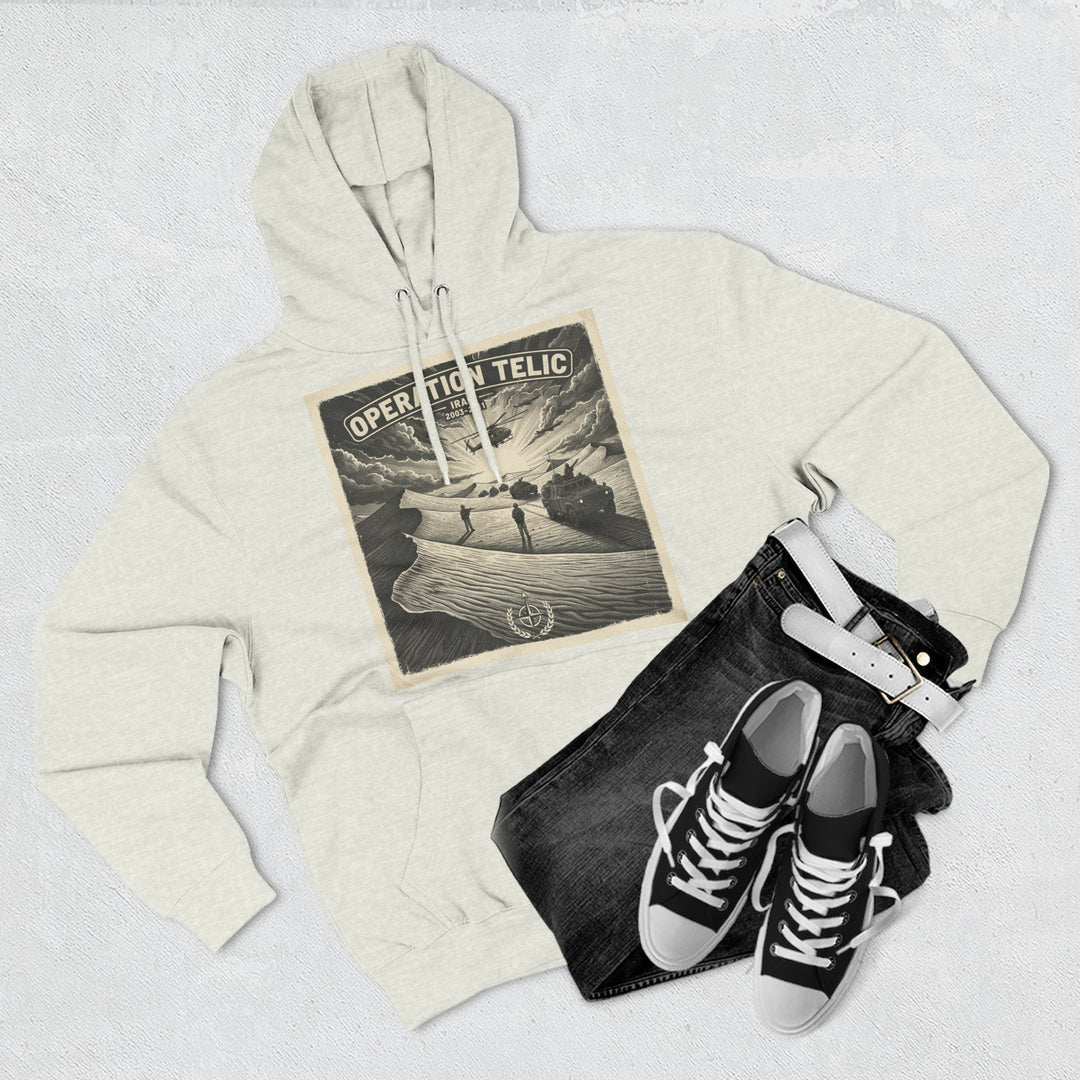Op Telic Iraq Hoodie — Southern Provinces Military Heritage Graphic