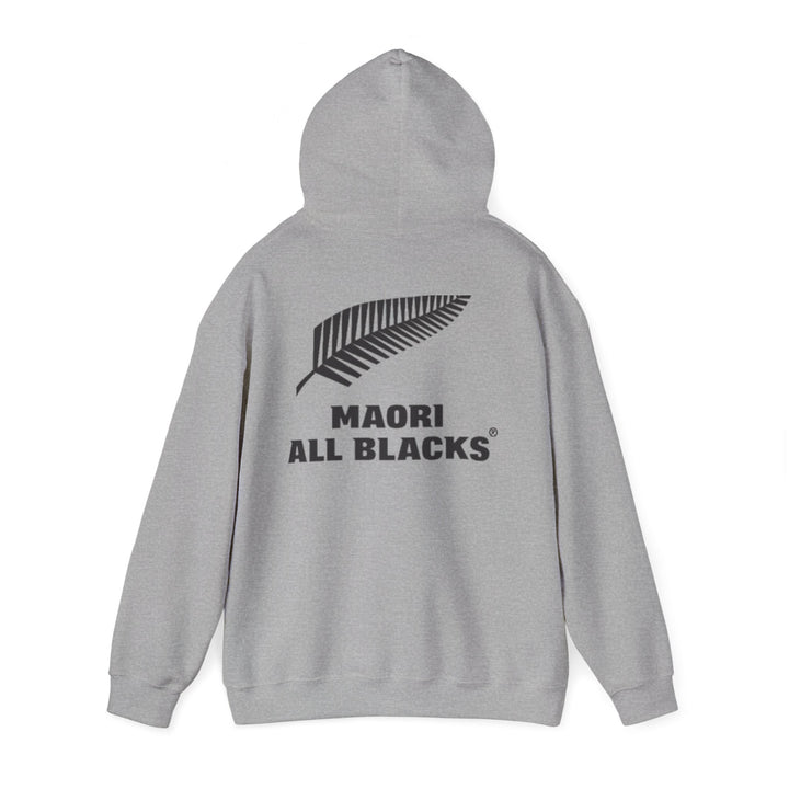 All Blacks Hoodie — Maori Silver Fern Rugby Pullover