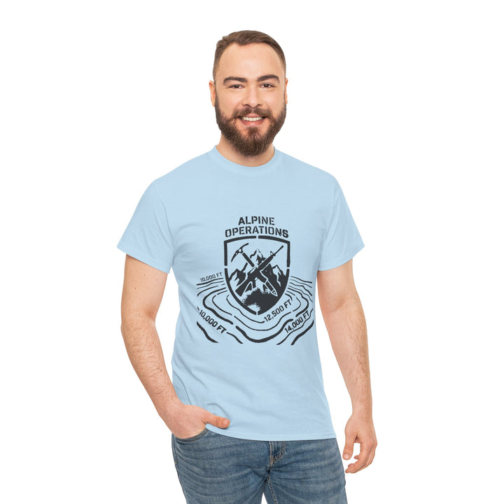 Alpine Operations Cotton Hiking Tee - Mountain Badge Edition