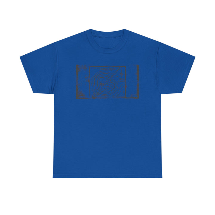 Retro Transit Route Adventure T-Shirt — Vintage Travel Map Graphic Tee