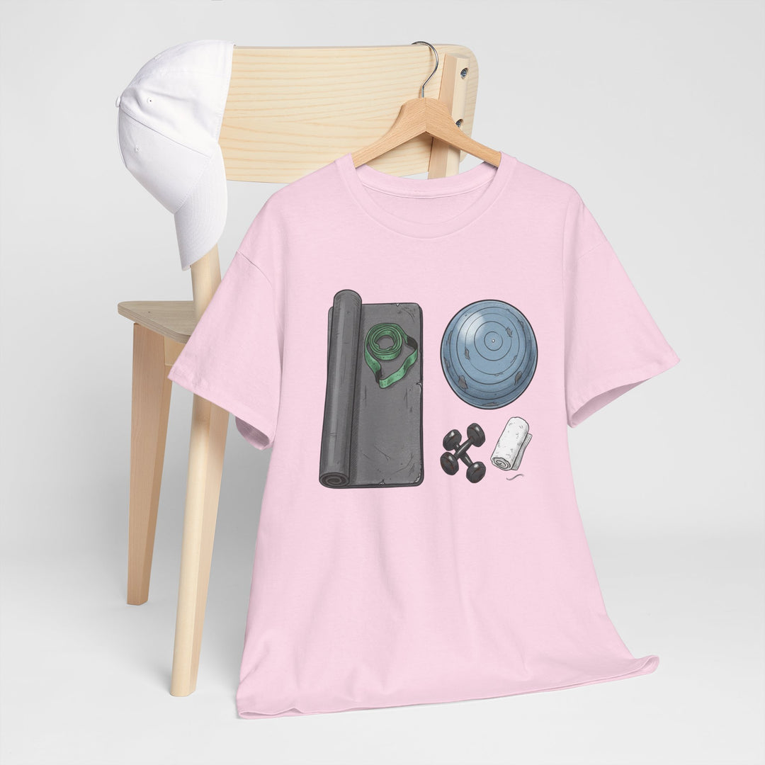 Pilates Kit Tee – soft, breathable cotton designed for Pilates workouts. Comfortable, flexible, and perfect for studio sessions, home practice, or casual wear.