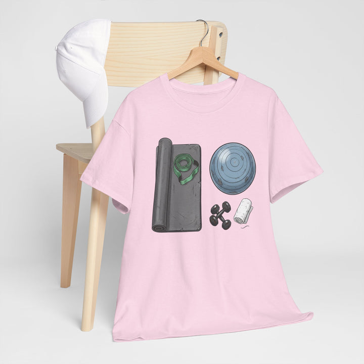 Pilates Kit Tee – soft, breathable cotton designed for Pilates workouts. Comfortable, flexible, and perfect for studio sessions, home practice, or casual wear.