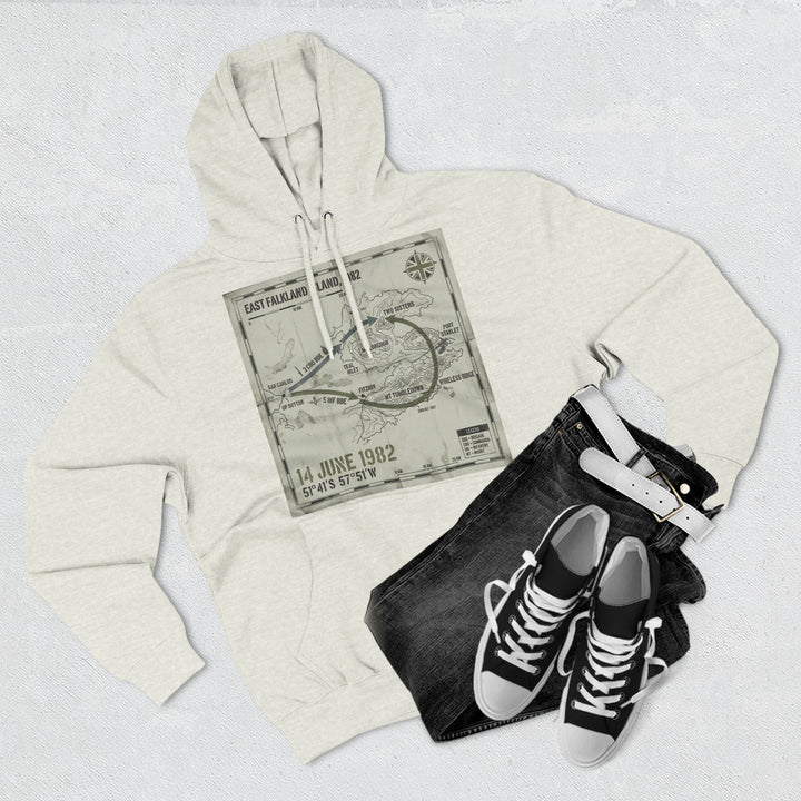 Port Stanley 1982 Assault Hoodie — Falklands Victory Heritage Graphic