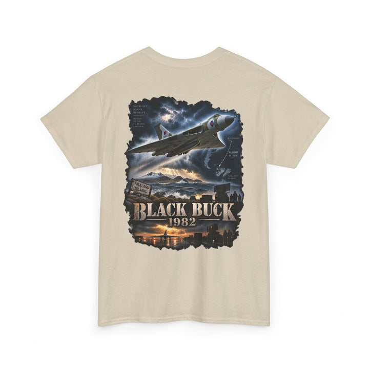 Black Buck 1982 Fighter Jet Graphic Tee