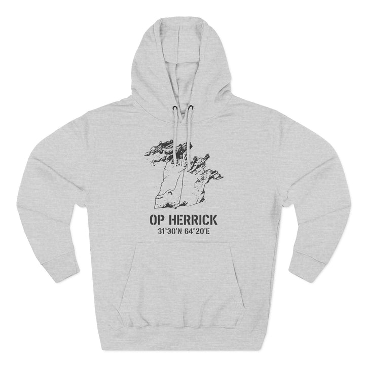 Op Herrick Lashkar Gah Coordinates Hoodie - Helmand Province Military Heritage Graphic