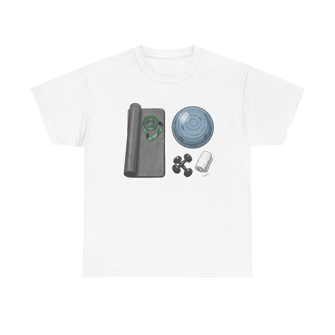 Pilates Kit Tee – soft, breathable cotton designed for Pilates workouts. Comfortable, flexible, and perfect for studio sessions, home practice, or casual wear.