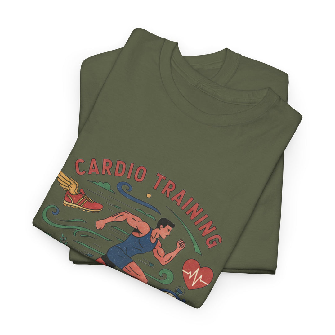 Cardio Training Tee - Fitness Running Workout Shirt