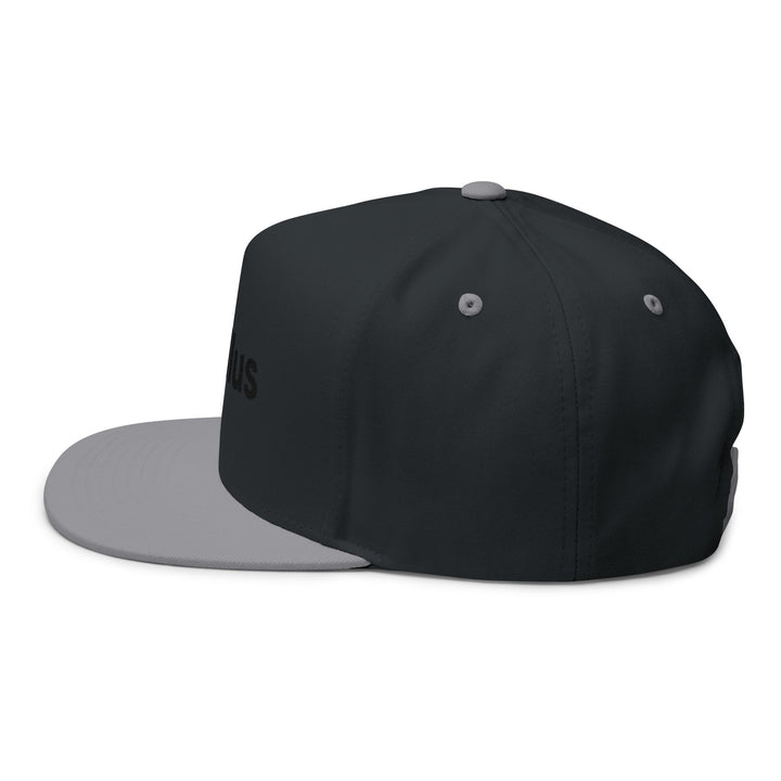 Flat Bill Cap - Embroidered "GALLUS" Retro Patch Snapback