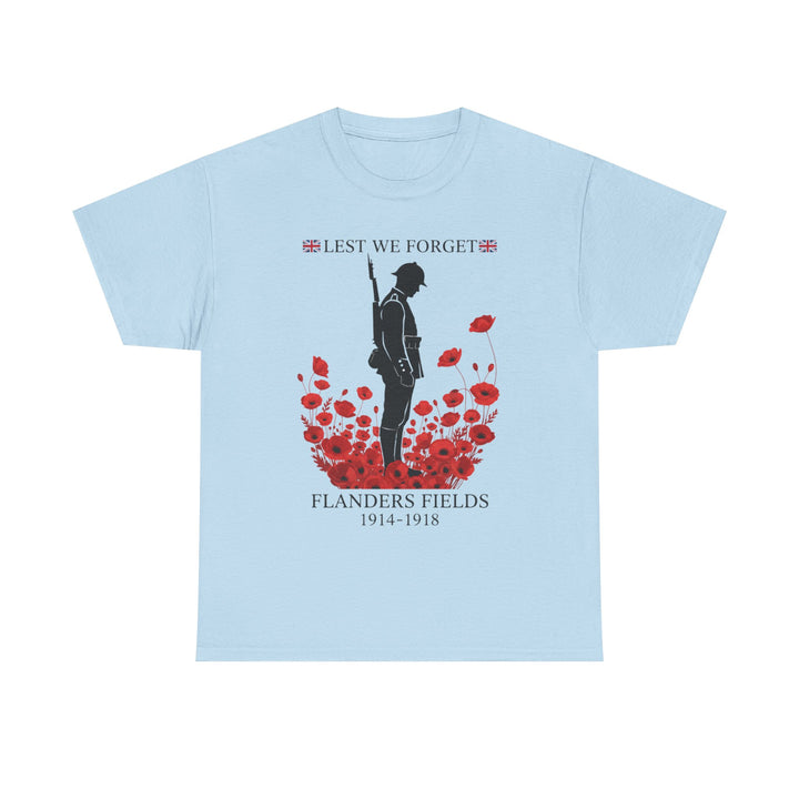 Flanders 1914–1918 T-Shirt — Great War Heritage Graphic