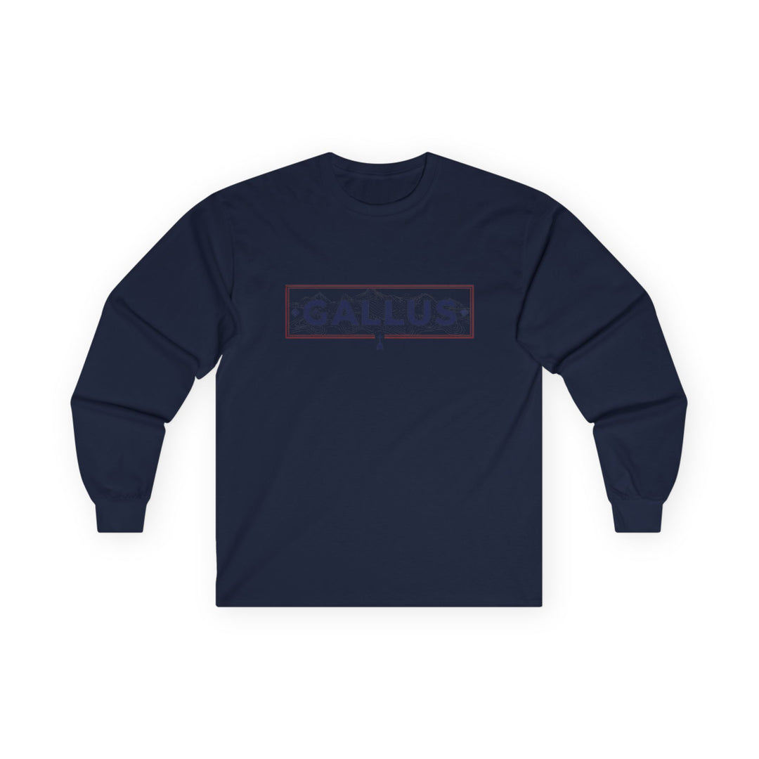 Spain Map Long Sleeve Tee — Gallus Logo Travel Shirt