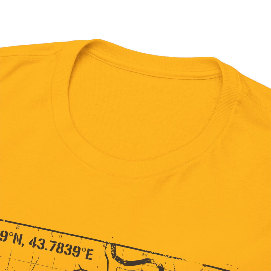 Fallujah 2004 Map Tee — Military Deployment Memorial T-Shirt