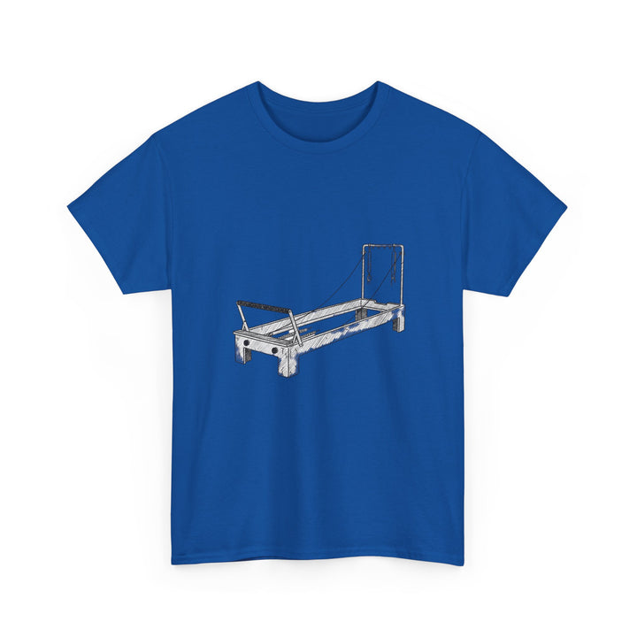 Pilates Reformer Tee – soft, breathable cotton designed for reformer Pilates. Comfortable, flexible, and perfect for studio workouts or casual wear.