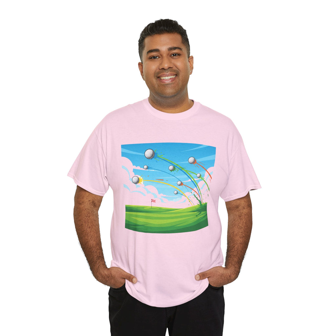 Golf Ball Flight T-Shirt | Golf Graphic Tee