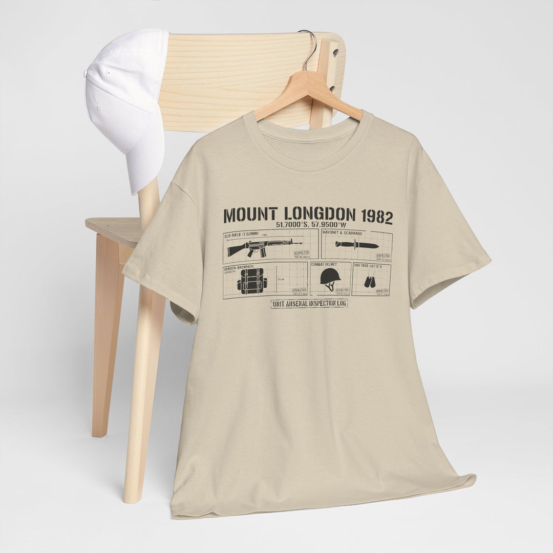 Mount Longdon 1982 T-Shirt — Falklands War Heritage Graphic