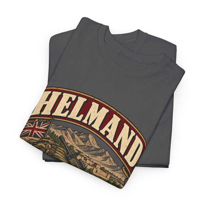 Helmand T-Shirt — “Patrol. Brew. Repeat.” Afghanistan Military Humour Tee