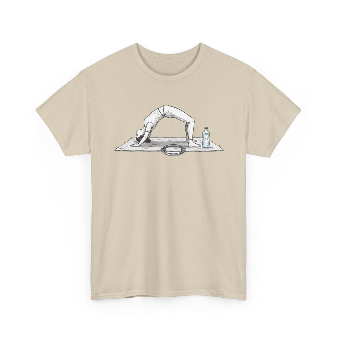 Pilates T‑Shirt – soft, breathable cotton designed for Pilates workouts. Comfortable, flexible, and perfect for reformer classes or everyday activewear.
