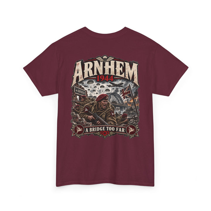 Arnhem 1944 Commemorative Tee — ‘A Bridge Too Far’ Military Tribute T-Shirt
