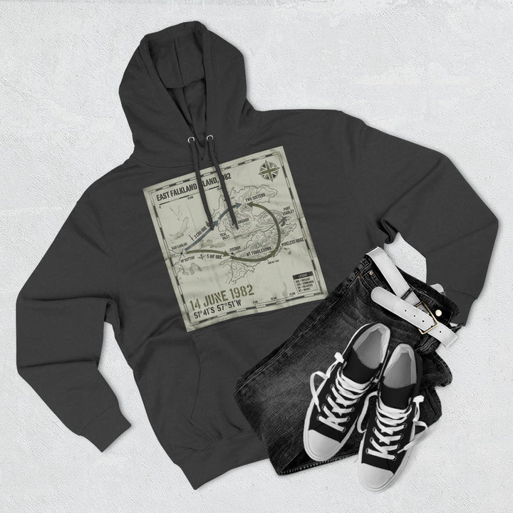 Port Stanley 1982 Assault Hoodie — Falklands Victory Heritage Graphic