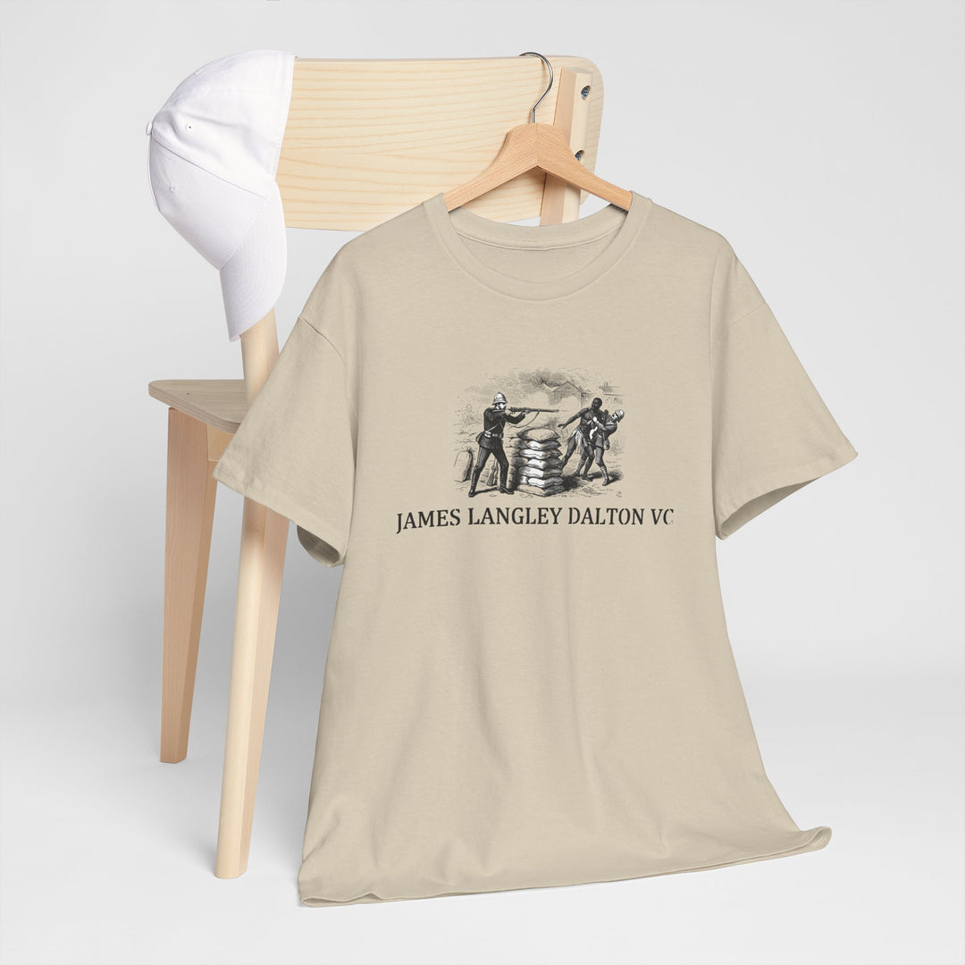 Dalton VC Rorke’s Drift Tribute T-Shirt honoring James Langley Dalton’s courage in 1879. A bold Anglo-Zulu War heritage design.