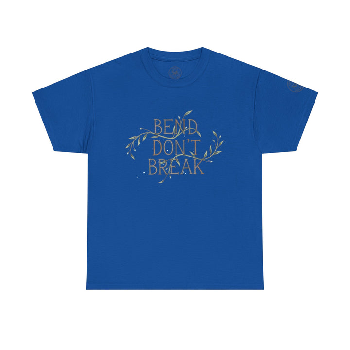 Blue t-shirt by S&amp;W Gallus with "Bend Don&