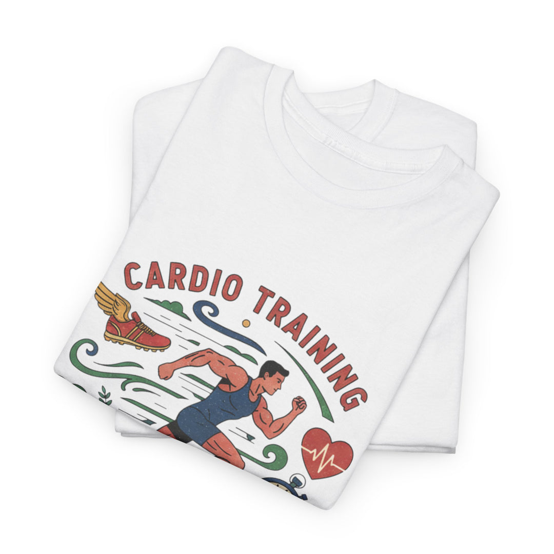Cardio Training Tee - Fitness Running Workout Shirt