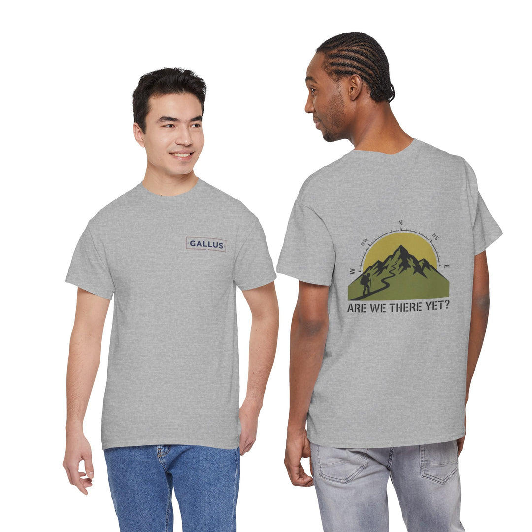 Are We There Yet? Mountain Graphic Tee — Gallus Adventure T‑Shirt