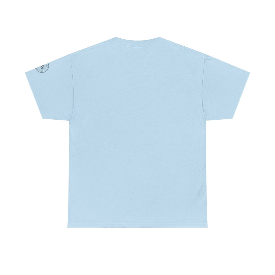 Light blue t-shirt by S&amp;W Gallus with short sleeves.
