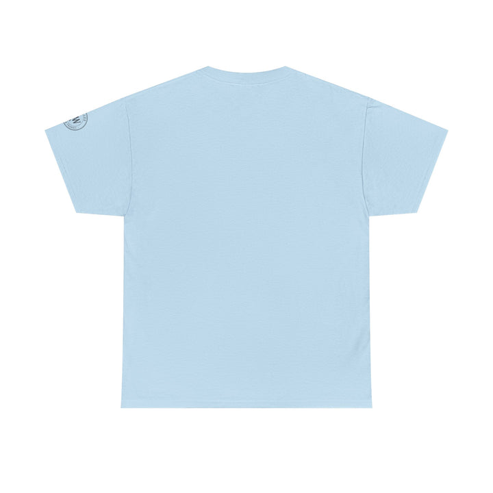 Light blue t-shirt by S&amp;W Gallus with short sleeves.