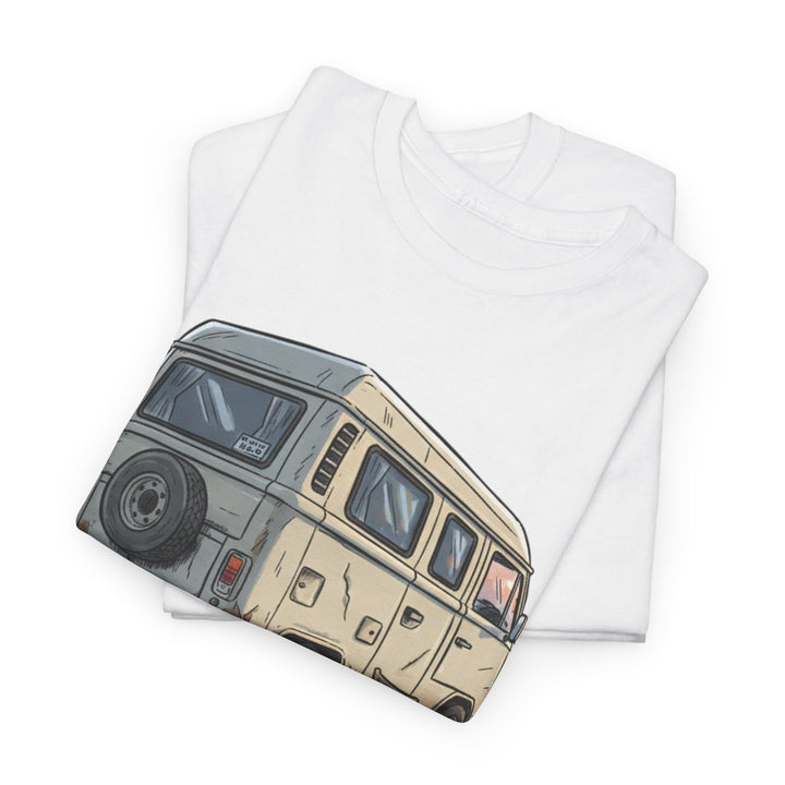 Retro Van Life Graphic T-Shirt - Classic Camper Van Adventure Tee