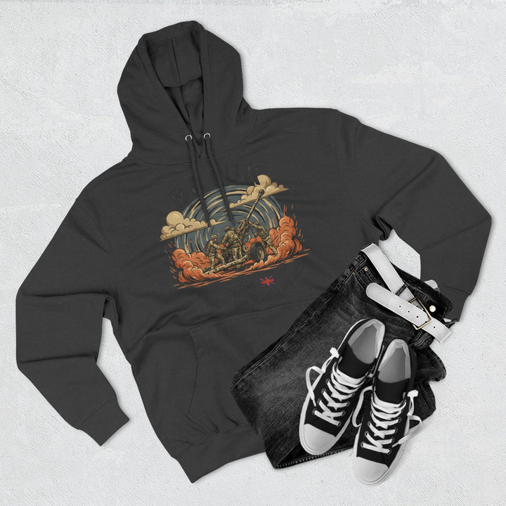 Military Artillery Graphic Hoodie — "BATUK" Live-Fire Training Design