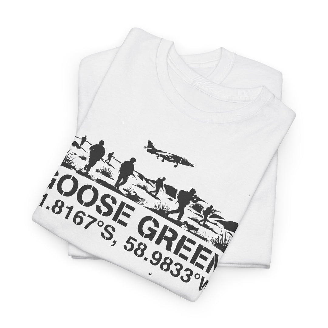 Goose Green 1982 T-Shirt — Falklands War Heritage Graphic