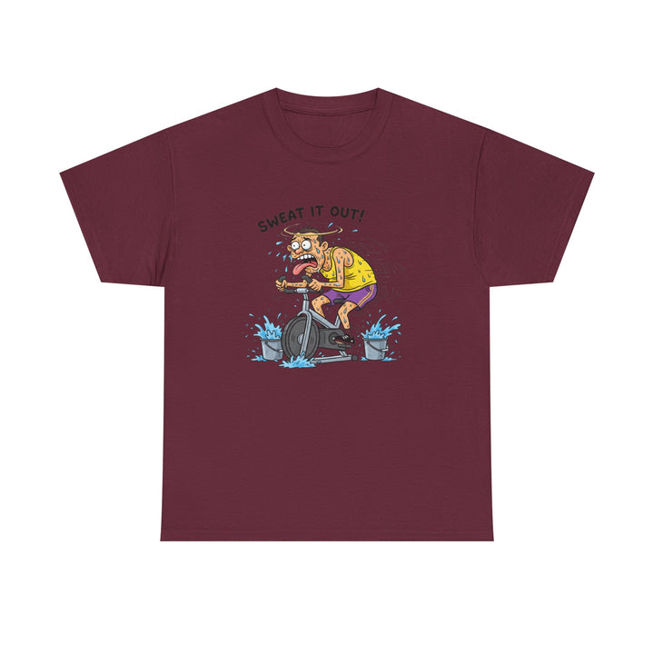 Stay laughing while cycling with the Funny Spin Bike T-Shirt. Comfortable cotton with a witty design, ideal for spin sessions and gym workouts.