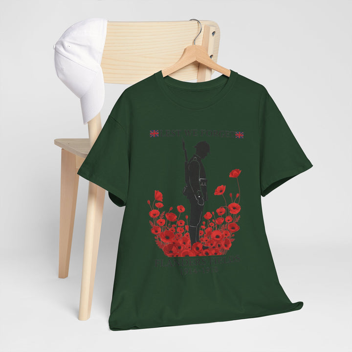 Flanders 1914–1918 T-Shirt — Great War Heritage Graphic