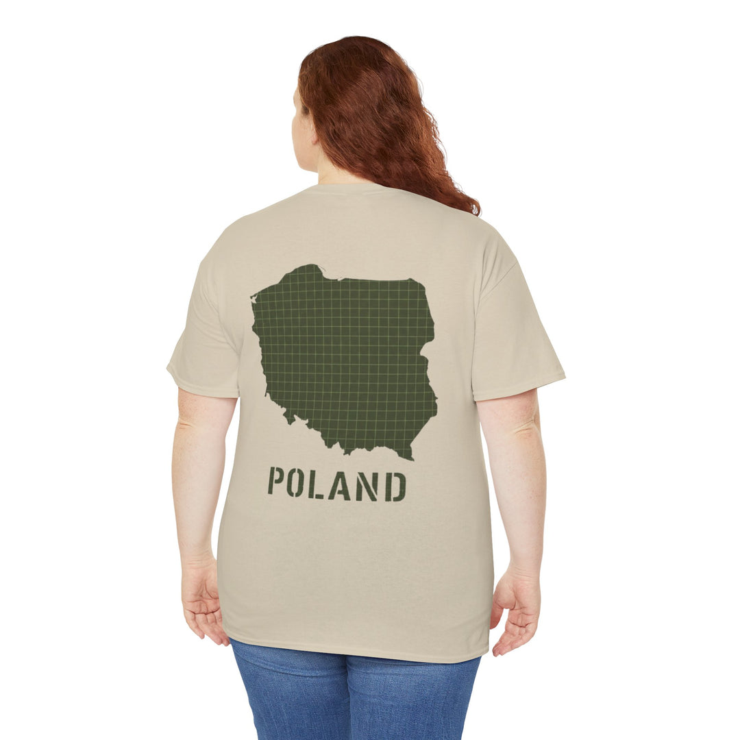 Poland Map T-Shirt — Gallus Logo Military-Style Polish Pride Tee